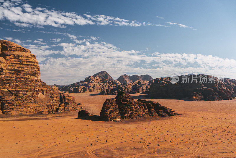 Wadi Rum沙漠的风景